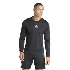 Koszulka sędziowska adidas Referee 24 z długim rękawem. Czarne koszulki męskie z długim rękawem Adidas, s, z poliesteru. Za 205.70 zł.