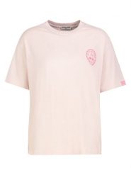 Eight2Nine Koszulka w kolorze jasnoróżowym rozmiar: M. Różowe bluzki damskie Eight2Nine, m, bez wzorów, z bawełny, bez kołnierzyka, bez ramiączek. Za 43.99 zł.