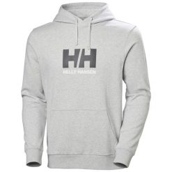 Bluza z kapturem Helly Hansen Logo. Szare bluzy z kapturem męskie Helly Hansen, m. Za 353.95 zł.