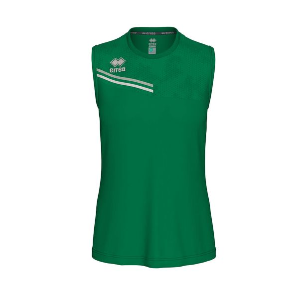 Koszulki Bez Rękawów Errea Eloy Ad Damskie. Zielone bluzki sportowe damskie ERREA, s, z materiału, bez kołnierzyka, bez ramiączek. Za 186.00 zł.