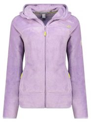 Geographical Norway Kurtka polarowa "Upalood" w kolorze lawendowym rozmiar: L. Różowe kurtki damskie Geographical Norway, l, bez wzorów, z polaru, bez kaptura. Za 122.67 zł.