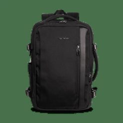 WINGS Plecak wielofunkcyjny SKYLARK poszerzany BLACK. Czarne plecaki damskie Wings, bez wzorów, z materiału. Za 199.90 zł.