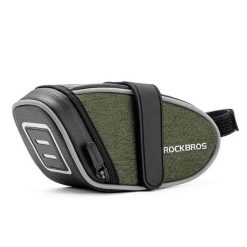Torba rowerowa ROCKBROS 0.45L - Mocowanie na rzep. Czarne torebki klasyczne damskie ROCKBROS, bez wzorów, z materiału, duże, bez dodatków. Za 95.60 zł.