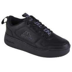 Buty sportowe Sneakersy damskie, Kappa Fogo PF. Czarne buty sportowe na co dzień damskie Kappa, bez wzorów, z gumy, trekkingowe. Za 159.99 zł.