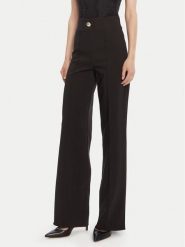 Rinascimento Spodnie materiałowe CFC0125276003 Czarny Straight Fit. Czarne spodnie materiałowe damskie RINASCIMENTO, bez wzorów, z materiału. Za 429.99 zł.
