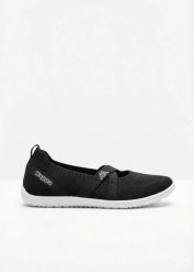 Buty typu barefoot marki Kappa z elastyczną podeszwą. Czarne buty sportowe na co dzień damskie bonprix, bez wzorów. Za 159.99 zł.