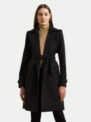 LAUREN RALPH LAUREN Płaszcz przejściowy 297967122001 Czarny. Czarne płaszcze damskie Lauren Ralph Lauren, xl, bez wzorów, z bawełny. Za 879.99 zł.