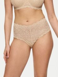 Triumph Figi klasyczne z wysokim stanem Amourette 10210675 Beżowy. Brązowe figi damskie Triumph, bez wzorów, z syntetyku. Za 109.99 zł.