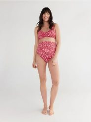 Dół bikini z ochroną UV - wielobarwny. Brązowe bikini damskie Reserved, bez wzorów. W wyprzedaży za 35.99 zł.