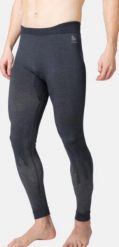 Spodnie termoaktywne męskie z wełną merino Kinship Performance Wool Warm. Szare bielizna termoaktywna męska Odlo, bez wzorów, z elastanu, sportowe. Za 392.75 zł.