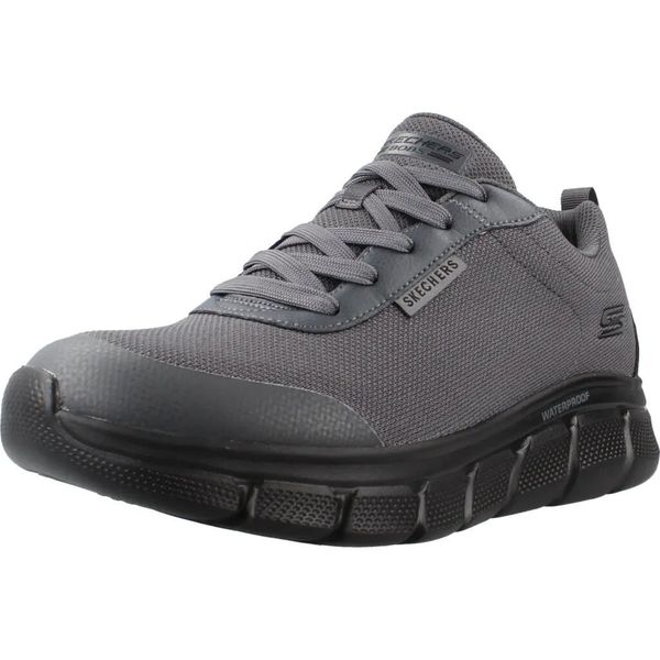 Buty SKECHERS BOBS B FLEX - RAINY EDGE Szary. Szare buty fitness męskie Skechers, na fitness i siłownię. Za 319.99 zł.