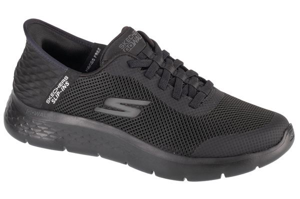 Buty sportowe męskie Skechers Go Walk Flex Hands. Czarne buty fitness męskie Skechers, z tkaniny, bez zapięcia. Za 490.00 zł.