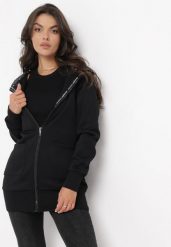 Czarna Bluza z Kapturem Mamani. Czarne bluzy z kapturem damskie Born2be, s. Za 84.99 zł.