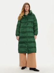 United Colors Of Benetton Kurtka puchowa 2TWDDN06S Zielony Regular Fit. Zielone kurtki damskie United Colors Of Benetton, l, bez wzorów, z puchu, bez kaptura. Za 899.99 zł.