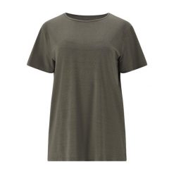 Koszulka damska Athlecia Lizzy. Zielone bluzki damskie Endurance, bez wzorów, sportowe, bez kołnierzyka, bez ramiączek. Za 136.50 zł.