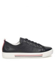 Remonte Tenisówki D0900-15 Niebieski. Niebieskie trampki i tenisówki damskie Remonte, bez wzorów, ze skóry. Za 349.99 zł.