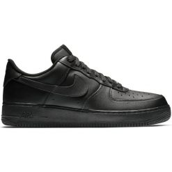 Buty Nike Air Force 1 '07 M CW2288-001 czarne. Czarne buty sportowe na co dzień męskie z gumy, bez zapięcia, do koszykówki, nike air force. Za 754.49 zł.