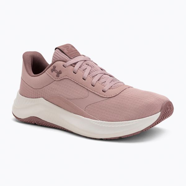 Buty treningowe damskie Under Armour Aurora 3 tourmaline pink/summit. Czerwone obuwie treningowe damskie Under Armour, na fitness i siłownię. Za 219.99 zł.