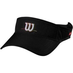 Czapka Z Daszkiem Do Siatkówki. Czarne czapki męskie Wilson, bez wzorów, sportowe. Za 168.99 zł.