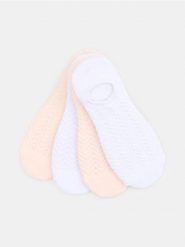 Bawełniane stopki 4 pack - biały. Białe skarpetki damskie Sinsay, bez wzorów, z bawełny. Za 9.99 zł.