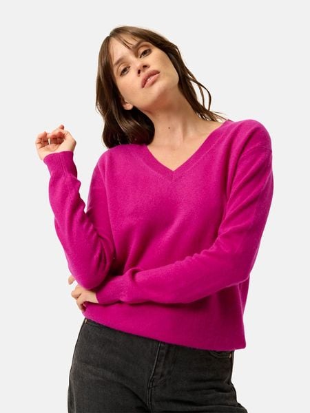 Just Cashmere Kaszmirowy sweter "Nora" w kolorze różowym rozmiar: XL. Różowe swetry klasyczne damskie Just Cashmere, xl, z kaszmiru, bez kołnierzyka. Za 419.95 zł.