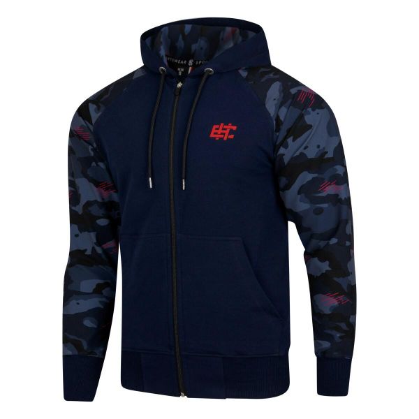Bluza z kapturem męska na zamek EXTREME HOBBY RIVAL. Niebieskie bluzy z kapturem męskie EXTREME HOBBY, m, z bawełny. Za 259.00 zł.