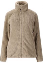 Bluza polarowa damska Whistler Matra. Brązowe bluzy bez kaptura damskie WHISTLER, z materiału. Za 171.99 zł.