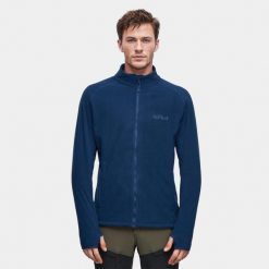 Bluza turystyczna polarowa męska Alpinus Kerkis 1/3 zamek. Niebieskie bluzy bez kaptura męskie Alpinus, m, z polaru. Za 328.86 zł.