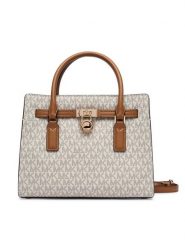 MICHAEL Michael Kors Torebka 30T6GNXS1B Kremowy. Białe torebki klasyczne damskie MICHAEL Michael Kors, bez wzorów, ze skóry, bez dodatków. Za 1,239.00 zł.