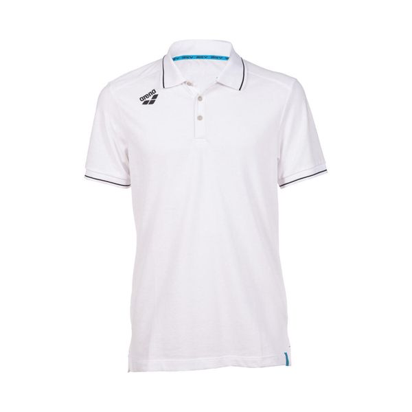 Koszulka polo Arena Team Polo shirt Solid Cotton. Niebieskie bluzki damskie Arena, xl, bez wzorów, z bawełny, bez kołnierzyka, bez ramiączek. Za 169.99 zł.