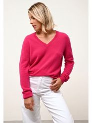 Just Cashmere Kaszmirowy sweter "Nora" w kolorze różowym rozmiar: XXL. Różowe swetry klasyczne damskie Just Cashmere, xxl, z kaszmiru, bez kołnierzyka. Za 419.95 zł.