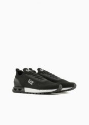 Buty sportowe męskie EA7 Emporio Armani Legacy Knit sneakersy lifestylowe. Czarne buty sportowe na co dzień męskie EA7, bez zapięcia. Za 599.00 zł.