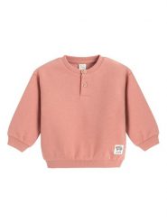 COOL CLUB Bluza w kolorze jasnoróżowym rozmiar: 86. Różowe bluzy i bluzki niemowlęce COOL CLUB, bez wzorów, z bawełny, bez ramiączek, bez kaptura. Za 28.38 zł.