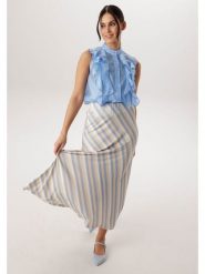 Aniston Spódnica w kolorze beżowo-błękitnym rozmiar: 40. Brązowe spódniczki damskie Aniston, bez wzorów, z podwyższonym stanem, midi. Za 130.99 zł.