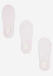 Białe Wiskozowe Skarpety Stopki 3 Pack Siefra. Białe skarpetki damskie Born2be, bez wzorów, z wiskozy. Za 9.99 zł.