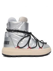 Adidas Śniegowce Moon Boot Ace JQ7849 Srebrny. Szare śniegowce damskie Adidas, z materiału. Za 899.99 zł.