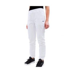 Spodnie damskie Fila Alma Woven. Białe spodnie materiałowe damskie Fila, bez wzorów, z poliamidu. Za 207.00 zł.
