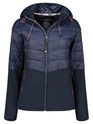 Geographical Norway Kurtka polarowa "Trendy" w kolorze granatowym rozmiar: S. Niebieskie kurtki damskie Geographical Norway, s, bez wzorów, z polaru, bez kaptura. Za 149.31 zł.