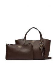 Guess Torebka Melody HWBG97 35060 Brązowy. Brązowe torebki klasyczne damskie Guess, z aplikacjami, ze skóry, bez dodatków. Za 584.99 zł.