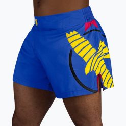 Spodenki treningowe męskie Hayabusa Icon Kickboxing. Niebieskie szorty męskie HAYABUSA, bez kołnierzyka. Za 269.99 zł.