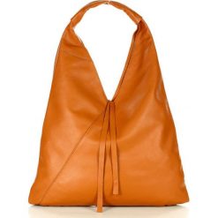 Shopperka MARCO MAZZINI camelowa s280a. Shopper bag damskie bez wzorów, ze skóry, na ramię, duże, bez dodatków. Za 322.99 zł.