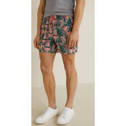 Mango Man - Kąpielówki Palmera. Brązowe kąpielówki męskie Mango Man, xl, bez wzorów, z materiału. W wyprzedaży za 69.90 zł.