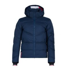 Kurtka narciarska Rossignol męska Legacy Merino Down JKT granatowa. Niebieskie kurtki męskie Rossignol, l, bez wzorów, bez kaptura, narciarskie. Za 1,759.00 zł.