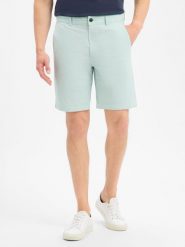 BOSS Orange Szorty - Chino Slim Mężczyźni Bawełna zielony, 32. Pomarańczowe szorty męskie Boss Orange, z bawełny, bez kołnierzyka. Za 279.95 zł.