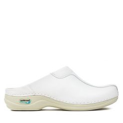 Klapki Nursing Care. Białe klapki damskie Nursing Care, bez wzorów, bez obcasa. Za 379.99 zł.