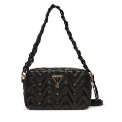Torebka Guess. Czarne torebki klasyczne damskie Guess, z aplikacjami, bez dodatków. Za 269.99 zł.