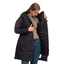 Płaszcz puchowy damski Chelsea. Czarne płaszcze damskie Marmot, m, bez wzorów, z puchu, eleganckie. Za 1,299.00 zł.