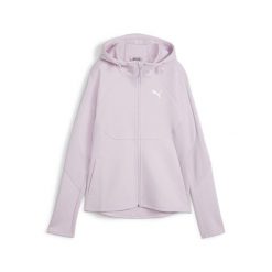 Damska rozpinana bluza EVOSTRIPE z kapturem PUMA Grape Mist Purple. Fioletowe bluzy z kapturem damskie Puma, na zimę, s. Za 212.99 zł.