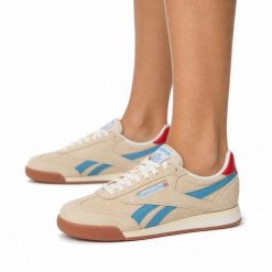 Buty damskie sneakersy sportowe Reebok SS-CAMPIO XT. Brązowe buty sportowe na co dzień damskie Reebok, bez wzorów, z gumy, do piłki nożnej. Za 175.00 zł.