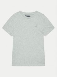Tommy Hilfiger T-Shirt KB0KB04140 D Szary Regular Fit. Szare t-shirty chłopięce Tommy Hilfiger, bez wzorów, z bawełny, bez ramiączek. Za 69.99 zł.